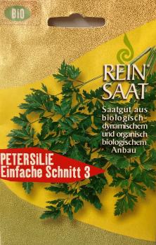 Petersilie einfache Schnitt Saatgut - Bio - aus biologischem Anbau bio Reinsaat